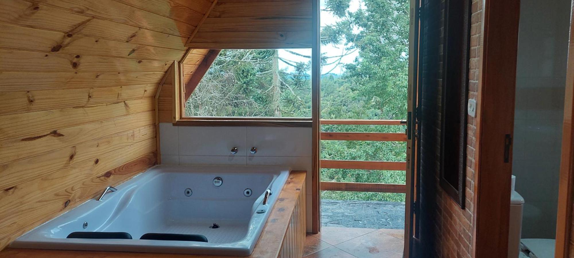 Chale Com Hidromassagem Da Vick Hotell Campos do Jordão Exteriör bild